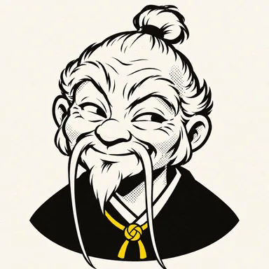 Stanuki San, le vieux maître du dojo